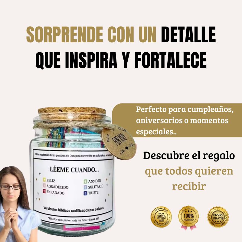 Frasco Bíblico – Un mensaje de esperanza cada día