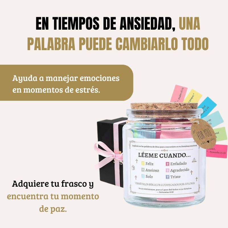 Frasco Bíblico – Un mensaje de esperanza cada día