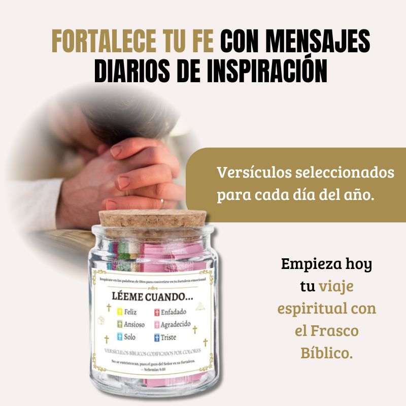 Frasco Bíblico – Un mensaje de esperanza cada día