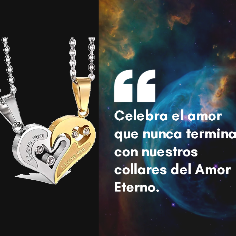Set de 2 collares amor eterno