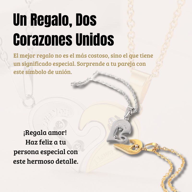 Set de collares amor eterno