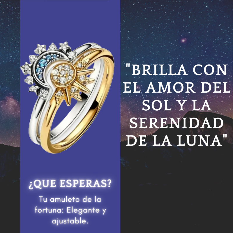 Duo De Anillos Sol Y Luna