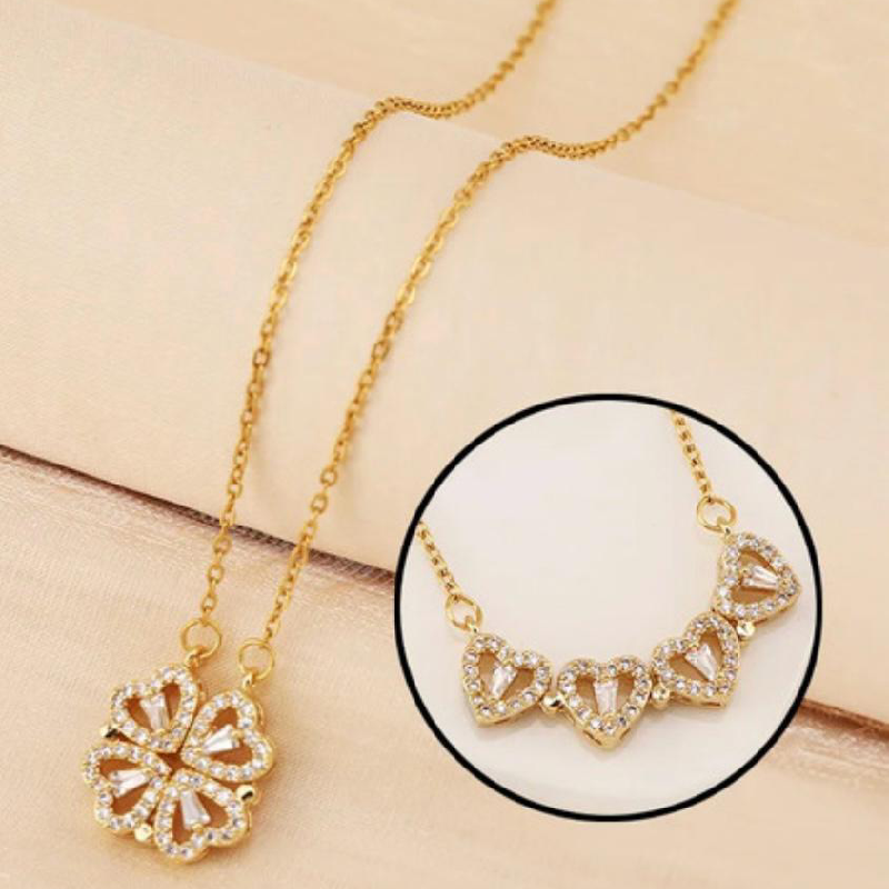 Collar Con Colgante De Trébol De Cuatro Hojas