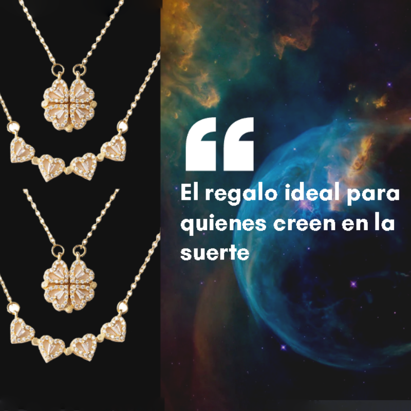 Collar Con Colgante De Trébol De Cuatro Hojas