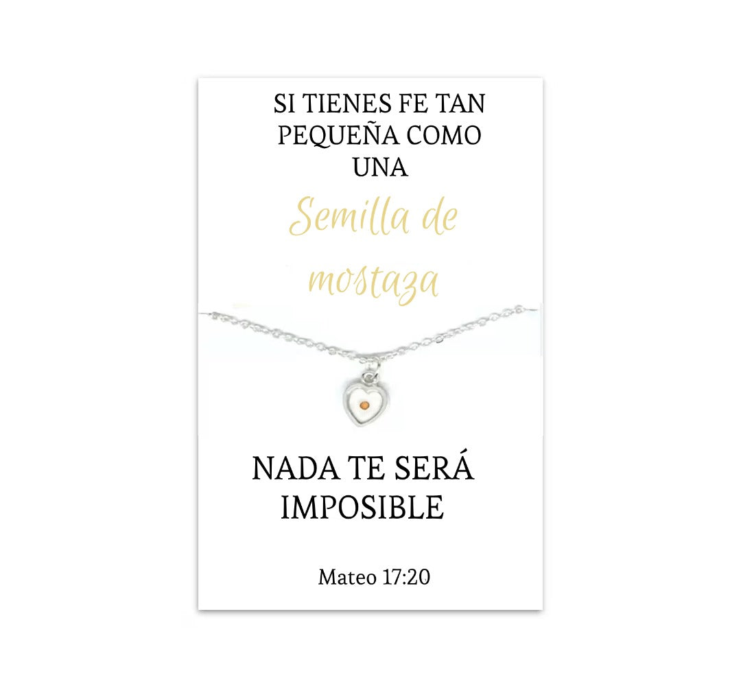 Mox Collar de Semillas de Mostaza