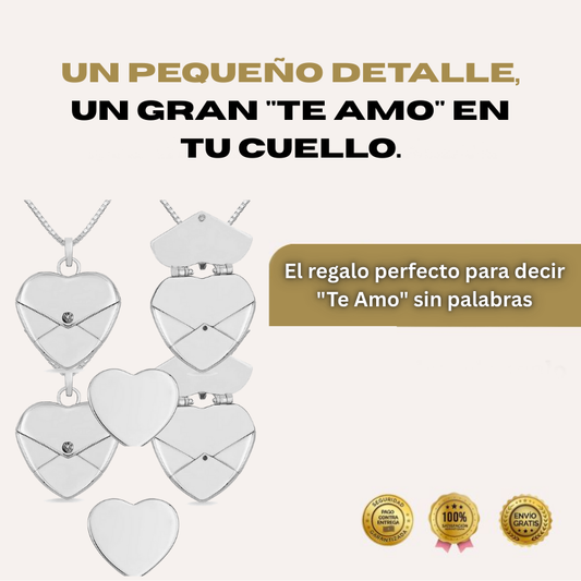Collar de Corazón Te Amo