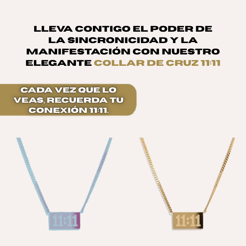 Collar de Cruz 11:11