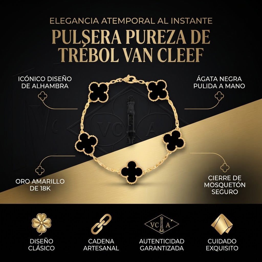 Collar Pureza de Trebol ajustable