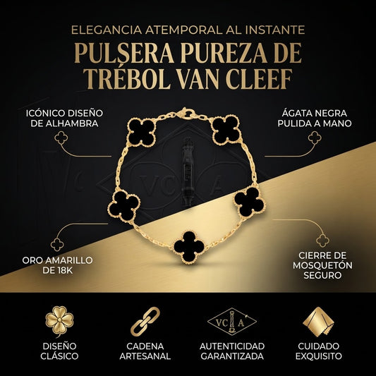 Collar Pureza de Trebol ajustable