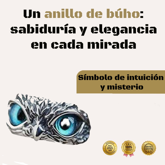 Anillo de Buho Ajustable