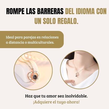 Collar Te Amo en 100 Idiomas