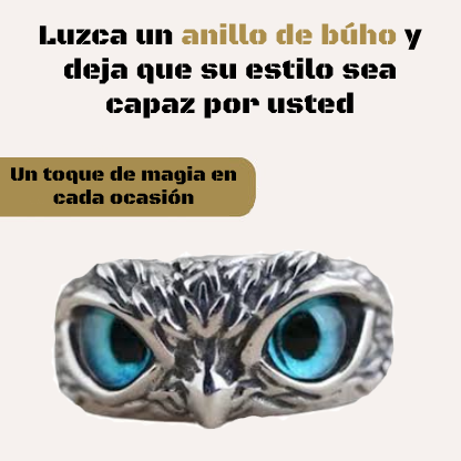 Anillo de Buho Ajustable