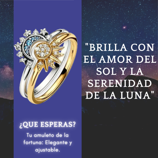 Duo De Anillos Sol Y Luna