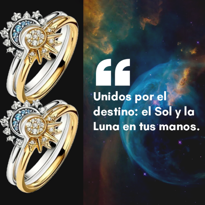 Duo De Anillos Sol Y Luna