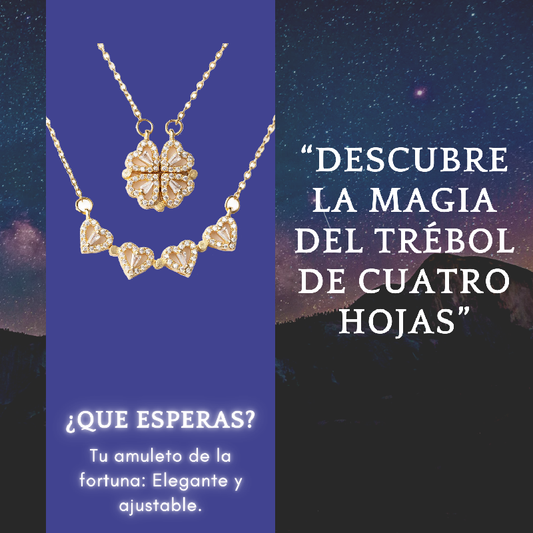 Collar Con Colgante De Trébol De Cuatro Hojas