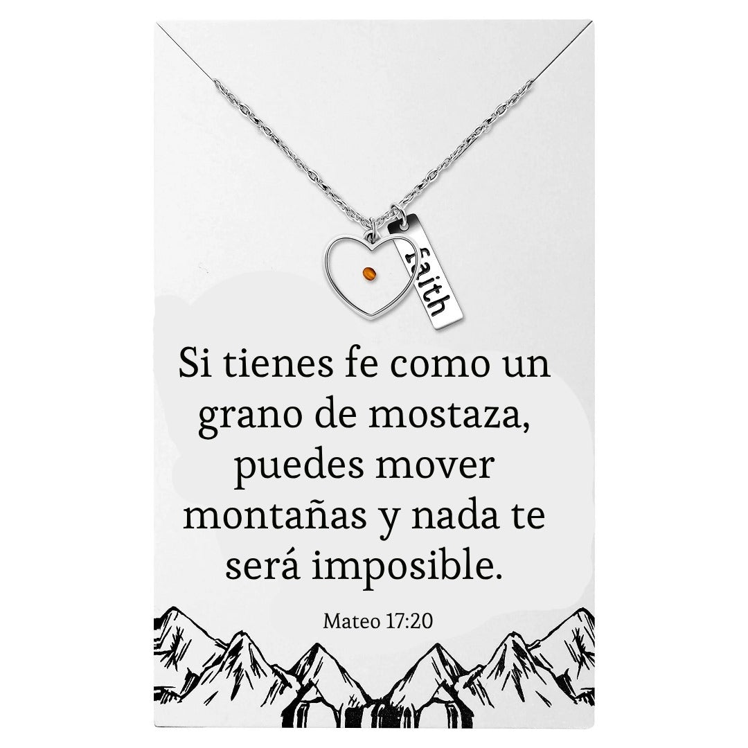Collar de Semillas de Mostaza