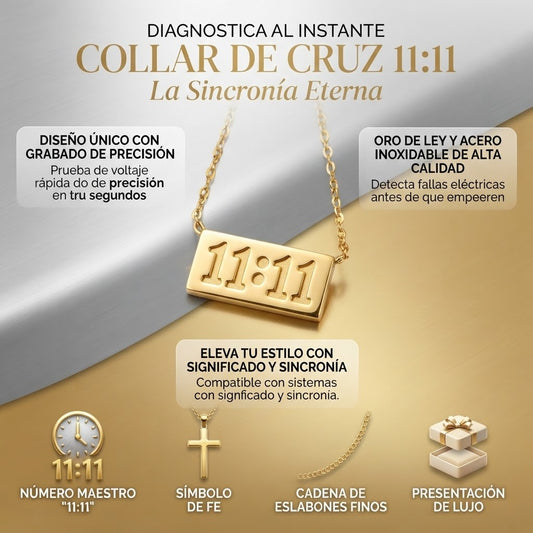 Collar de Cruz 11:11